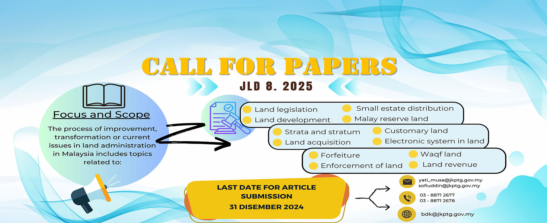 Call For Papers Jurnal Land 024