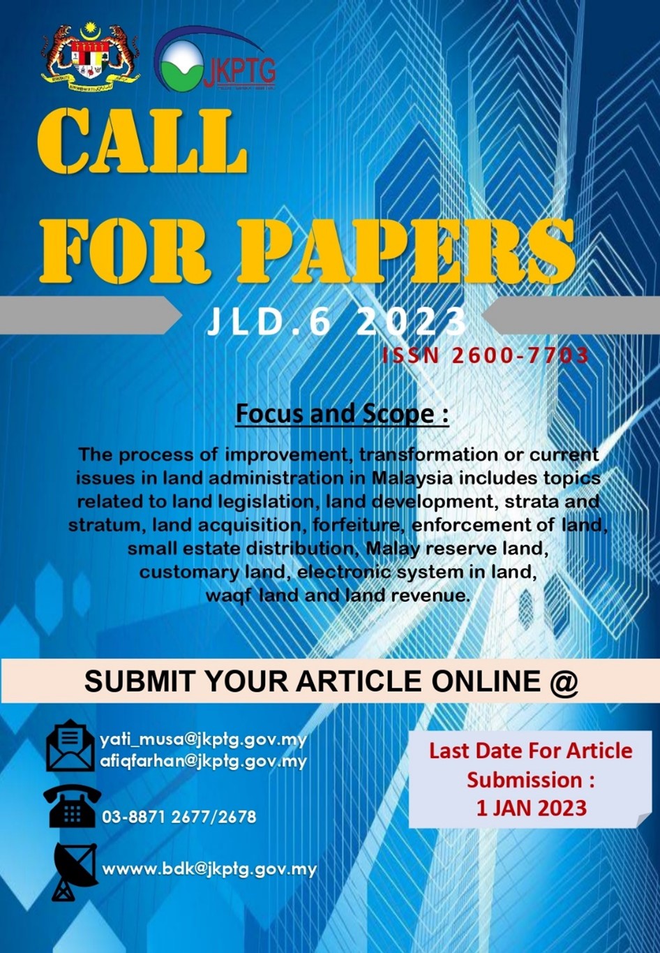 CALL FOR PAPERS