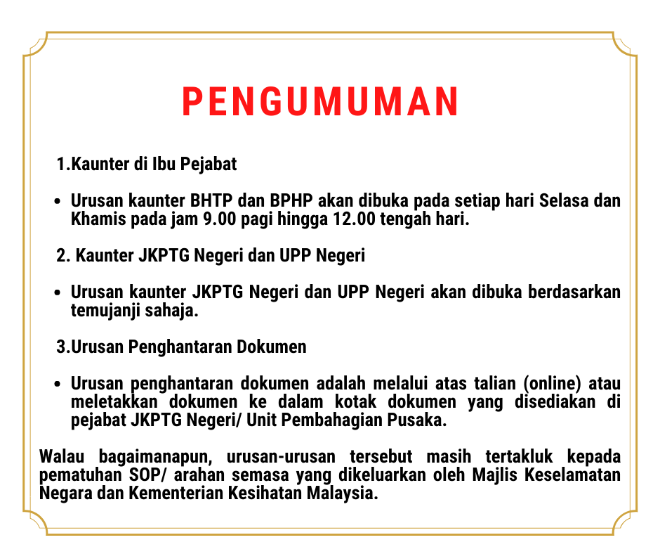 pengemuman kauter 1julai