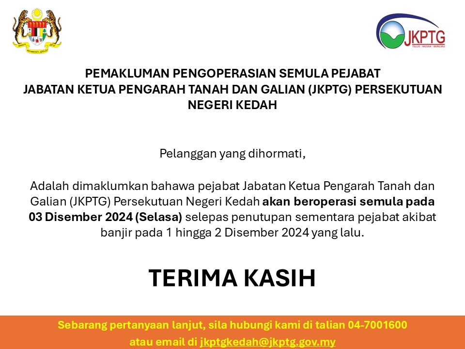 pengumuman kedah
